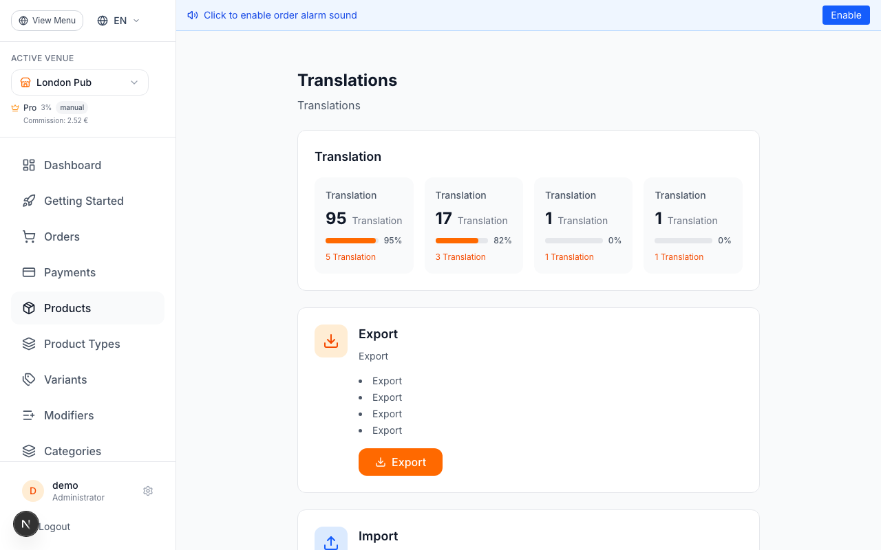 Set Up Multi-Language Support