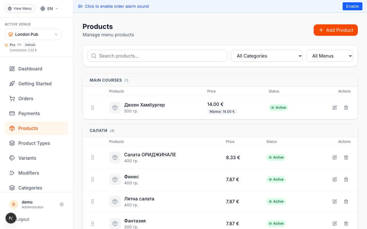 Add Products with Photos