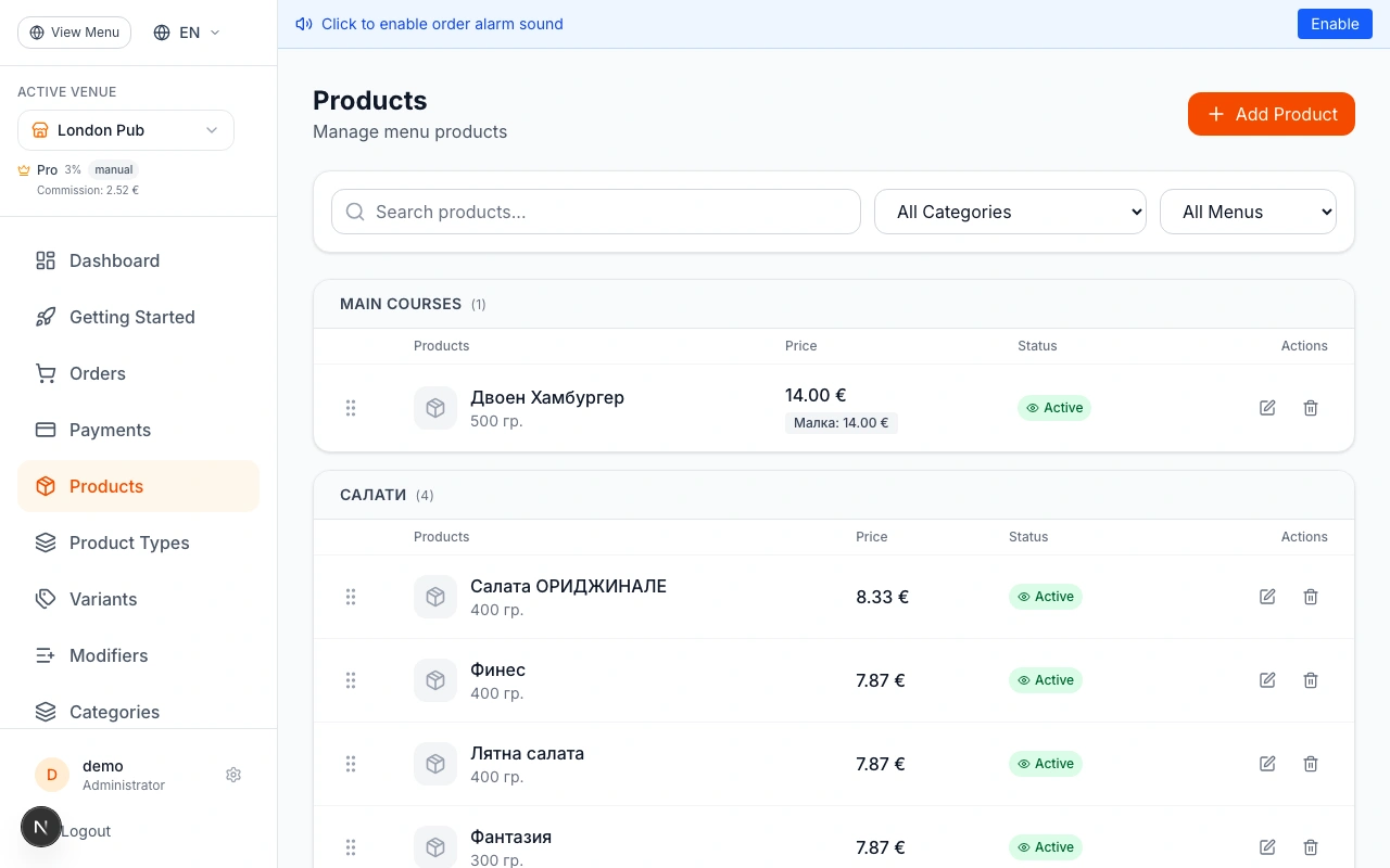 Add Products with Photos