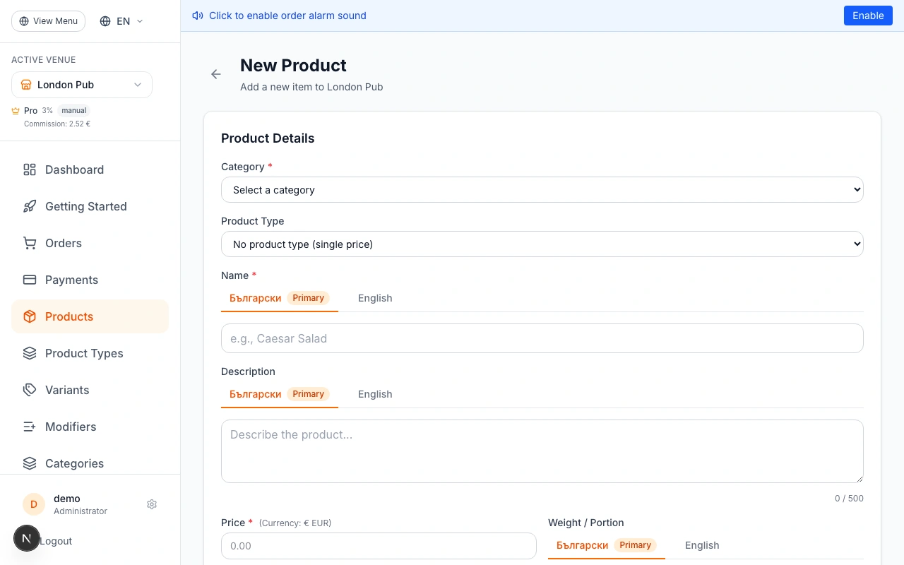 Assign to Products