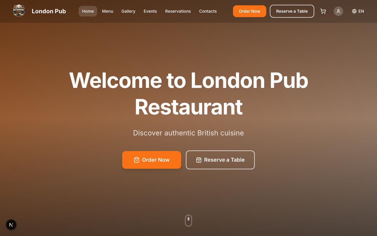 Preview Your Public Menu
